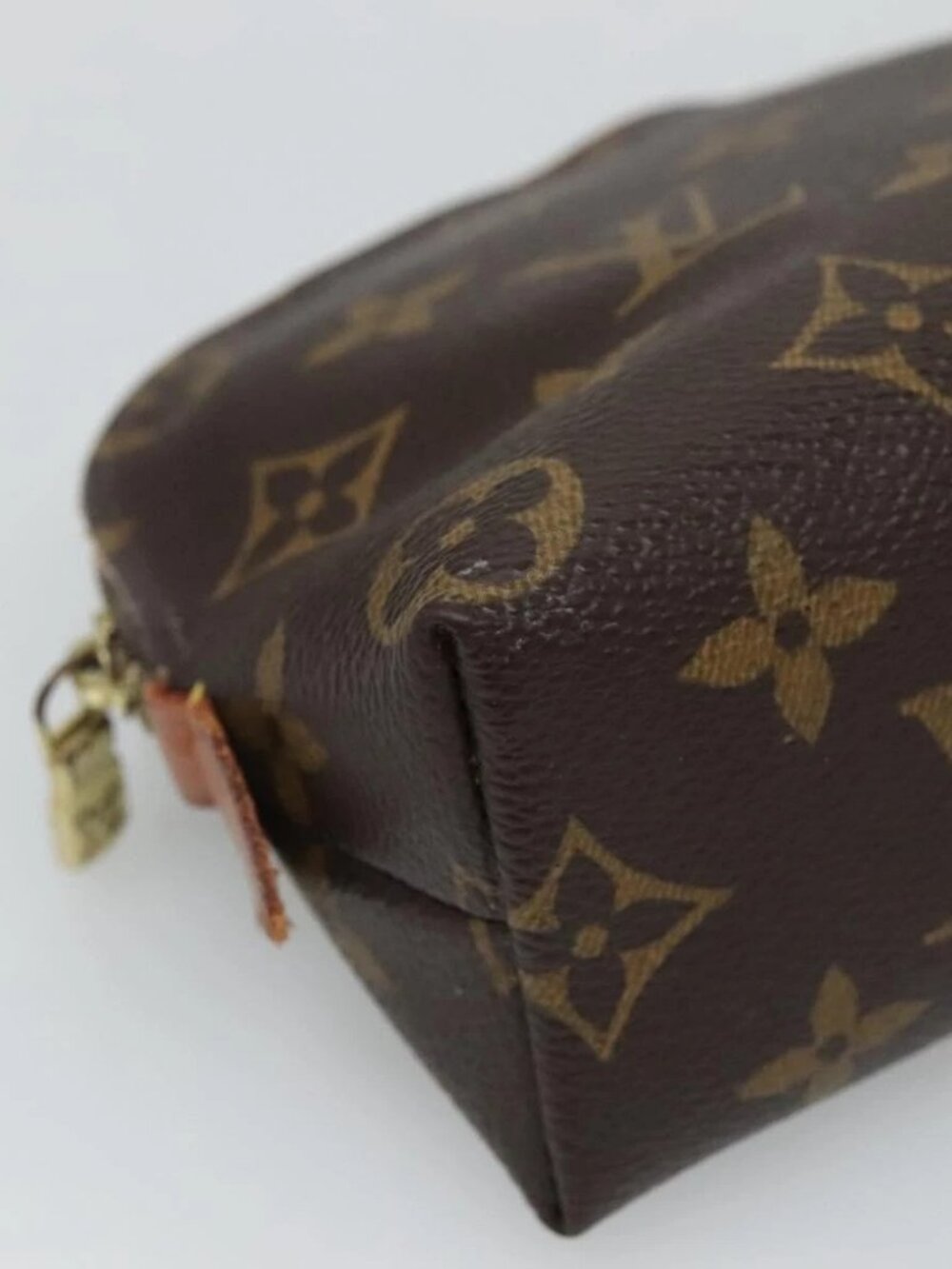 LOUIS VUITTON Monogram Pochette Cosmetic PM Cosmetic Pouch M47515 LV Auth BD289 - Picture 9 of 16